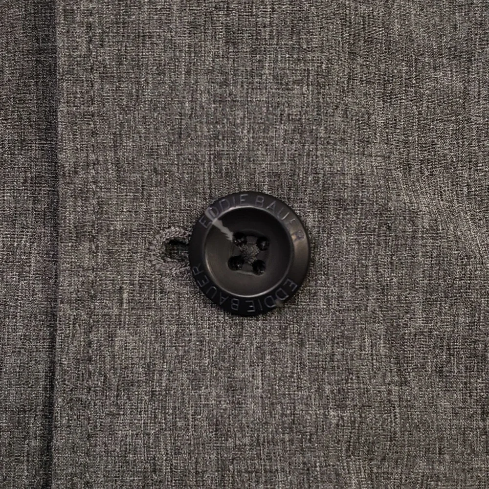 Eddie Bauer Ultimate Voyager Travel Blazer Men 44 Gray Travel Sport Coat Stretch